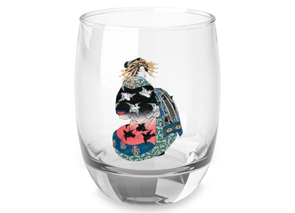 Japanese Woman by Keisai Eisen Whiskey Glass