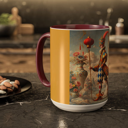 The Ornamental Jester Colorful Mugs (11oz, 15oz)