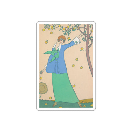 Le Verger by Georges Lepape Die-Cut Stickers (5 Sizes)