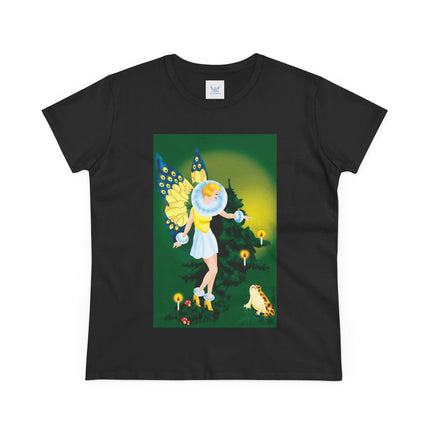 The Enchanted Encounter Women's Midweight Cotton Tee