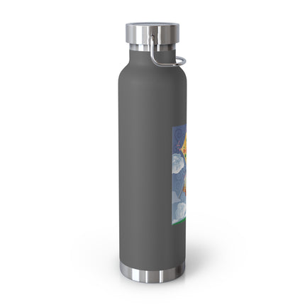 Flight of Blossoms Copper Vacuum Insulated Bottle, 22oz