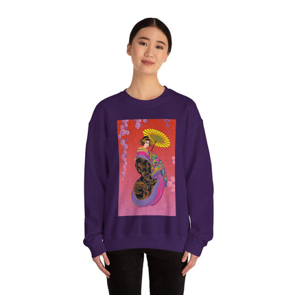 Enchanting Geisha Unisex Heavy Blend™ Crewneck Sweatshirt