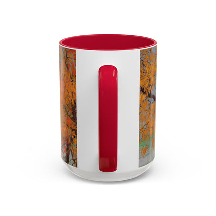 Autumn leaves by Edward Okuń Colorful Mugs (11oz, 15oz)