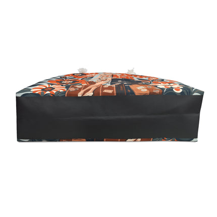 🧳🌼 The Grand Floral Voyage Weekender Bag – Art Deco Travel Elegance