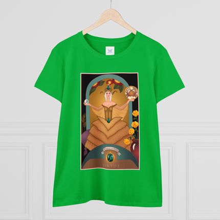 June & Pearl, Alexandrite (from the Gem Series) by Sofia Chiostri Women's Midweight Cotton Tee