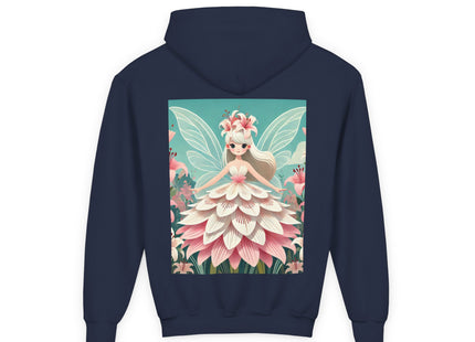 Lily Fairy in Bloom Youth Heavy Blend Hooded Sweatshirt