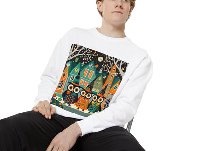 Night of the Trick-or-Treating Owlets Unisex Garment-Dyed Sweatshirt