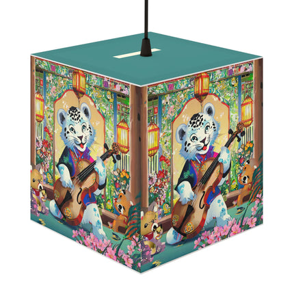 Melodies of the Snow Lion Cub Light Cube Lamp