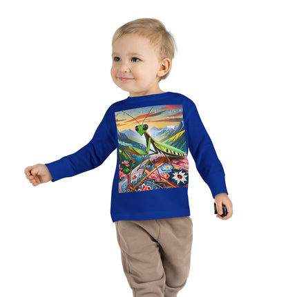 The Joyful Mantis Toddler Long Sleeve Tee