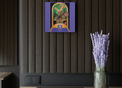 October & Opal, Tourmaline Zodiac Acrylic Wall Clock