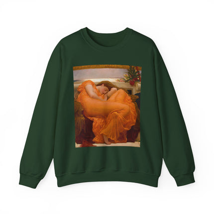 Flaming June by Frederic Leighton Heavy Blend™ Crewneck Sweatshirt