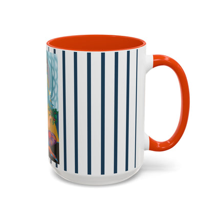 Art Deco Christmas Elegance Colorful Mugs (11oz, 15oz)