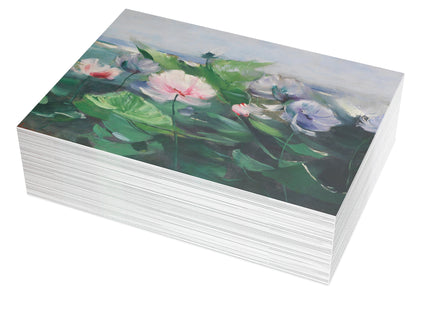 Water Lilies by Karl Hagemeister Postcards (envelopes included) - Bundles of 10, 30, 50 Pieces