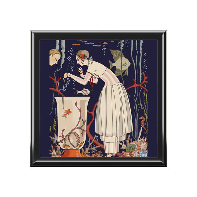 L'Etourdissant Petit Poisson (The Dazzling Little Fish) by George Barbier Jewelry Box