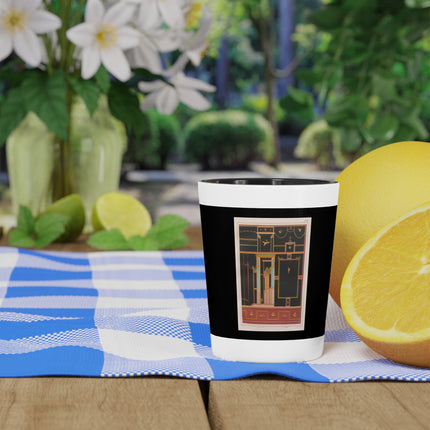 Pompeii Walls Pl.04 by Victor Steeger  Ceramic Shot Glass