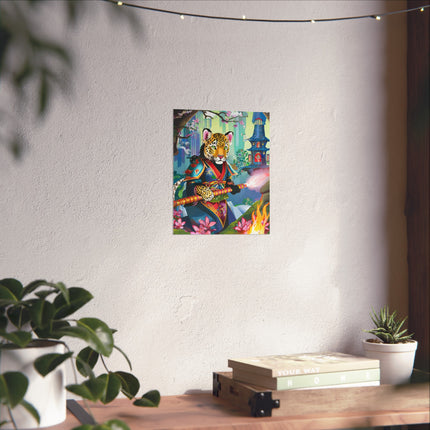 Cyberpunk Leopard Fine Art Posters