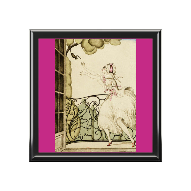 Sur talons rouges (On Red Heels) pl 02 by Gerda Wegener Jewelry Box