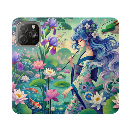 Fairy of the Koi Pond Flip Case – Mystical Harmony & Pond Enchantment