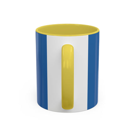 💙🌼 The Bluebell Christmas Promenade Colorful Mug – Art Deco Holiday Fantasy