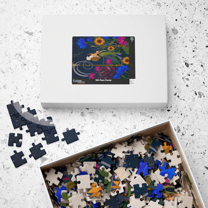 🌙🕯️ The Lady Of The Midnight Garden Puzzle – Art Deco Nocturne