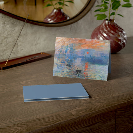 Sunrise by Claude Monet Greeting Cards (1, 10, 30, and 50pcs)