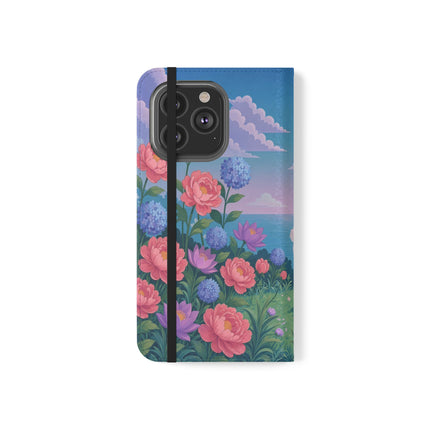 🌸🩰 The Garden Dancer Flip Case – Art Deco Floral Whimsy