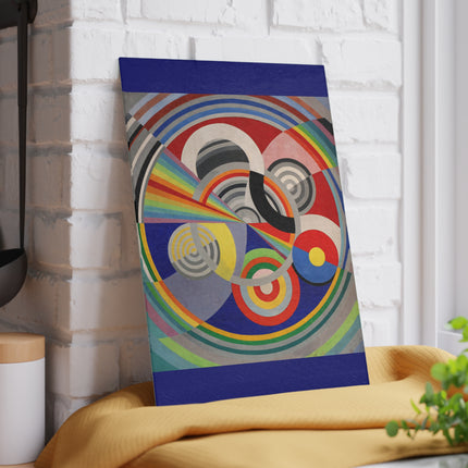 Rythme No. 1 by Robert Delaunay Glass Cutting Board