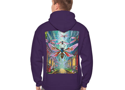 Neon Swarm – Heavy Blend™ Hooded Sweatshirt
