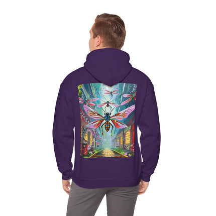 Neon Swarm – Heavy Blend™ Hooded Sweatshirt