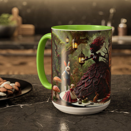 Malice in Wonderland – Gothic Halloween Colorful Mugs (11oz, 15oz)