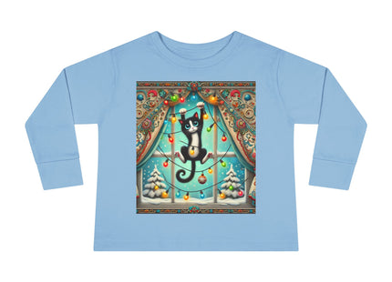 Mischief in Tinselland Toddler Long Sleeve Tee