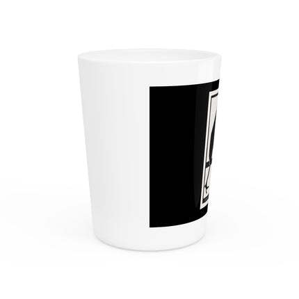 A Lame Marabou by Samuel Jessurun de Mesquita Ceramic Shot Glass
