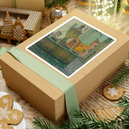 La Fontaine, Saint-Paul De Vence by Henri Le Sidaner Kiss-Cut Stickers (4 Sizes)