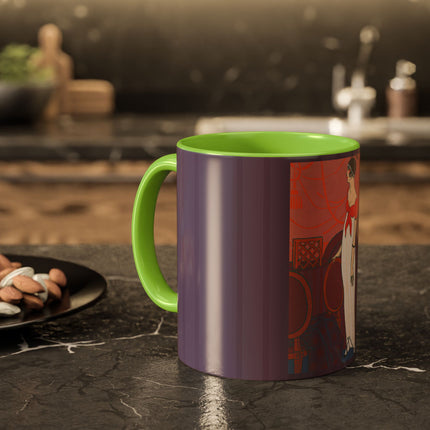 L’Entracte by Georges Lepape Colorful Mugs (11oz, 15oz)