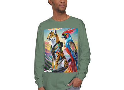 Cybernetic Duets Garment-dyed Long Sleeve T-Shirt