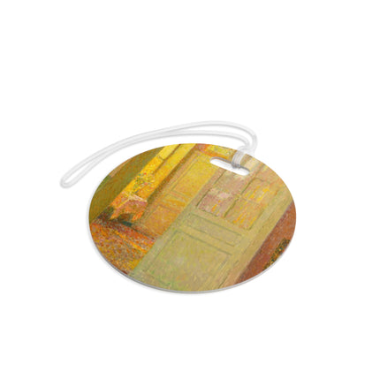 Interior, Window Light by Henri Le Sidaner Luggage Tag – Rectangle & Round