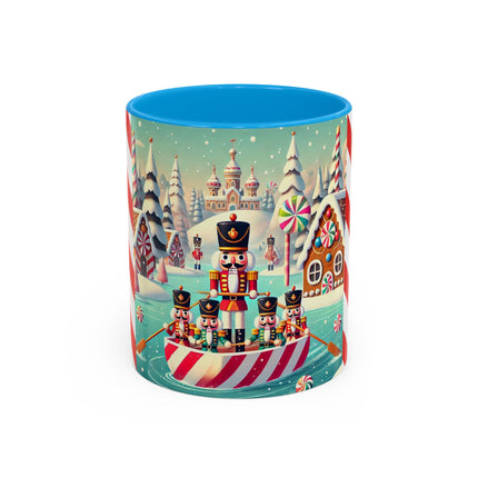 Nutcracker Candy-Striped Adventure Colorful Mugs (11oz, 15oz)