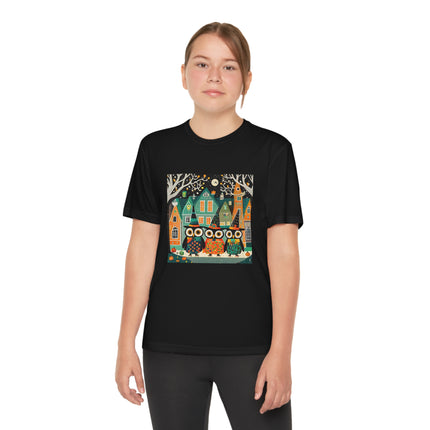 Night of the Trick-or-Treating Owlets Youth Competitor Tee