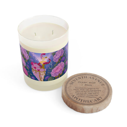 🌸🎭 The Lavender Masquerade Garden Scented Candle – Art Deco Floral Elegance