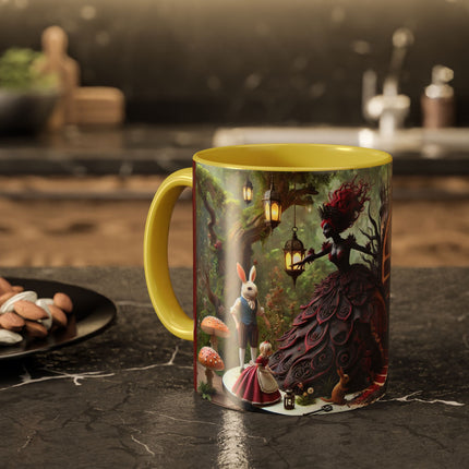 Malice in Wonderland – Gothic Halloween Colorful Mugs (11oz, 15oz)