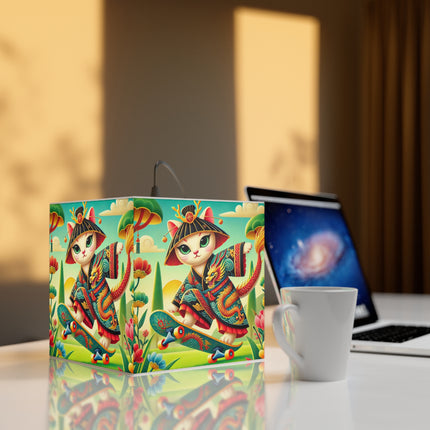 🛹🐉 Dragon Dance on Wheels Light Cube Lamp – Bold Adventure & Dynamic Grace