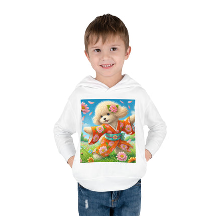 Chrysanthemum Meadow Play Toddler Pullover Fleece Hoodie