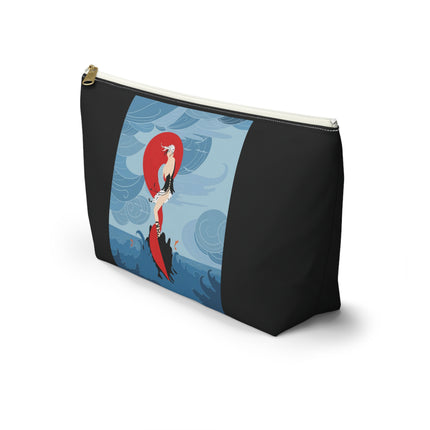 Siren of the Waves Cosmetic Bag – Dramatic Sea Power & Bold Elegance