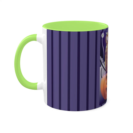 The Startled Pumpkin Colorful Mugs, 11oz