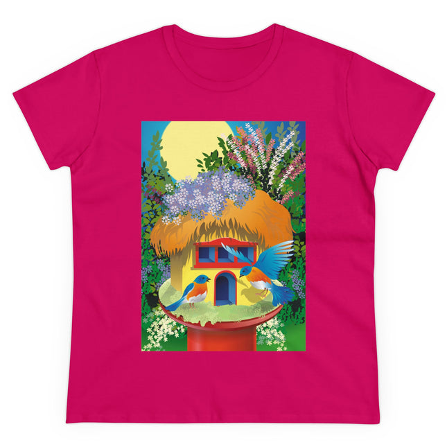 Birdhouse Haven Women's Midweight Cotton Tee