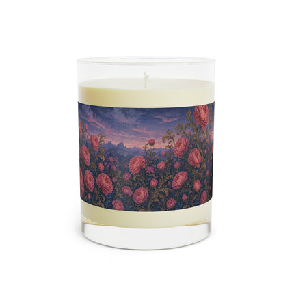 🌹🖤 The Lady Of The Midnight Rose Garden Scented Candle – Art Deco Floral Elegance