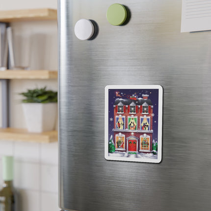 A Christmas Eve Celebration Die-Cut Magnets (5 Sizes)