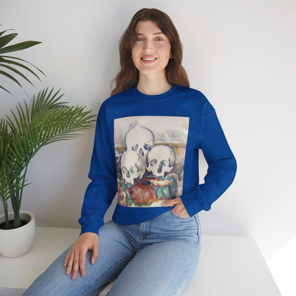 The Three Skulls by Paul Cézanne Unisex Heavy Blend™ Crewneck Sweatshirt