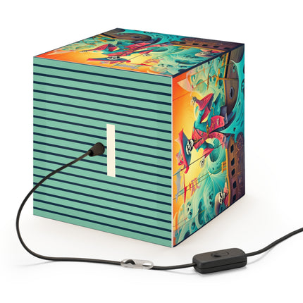 Skeleton Crew of the Misty Seas Light Cube Lamp