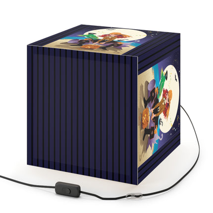 Moonlit Pirate Halloween Light Cube Lamp